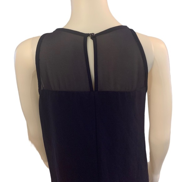 I.N. San Francisco Navy Sleeveless Chiffon Shift Dress - Picture 3 of 9